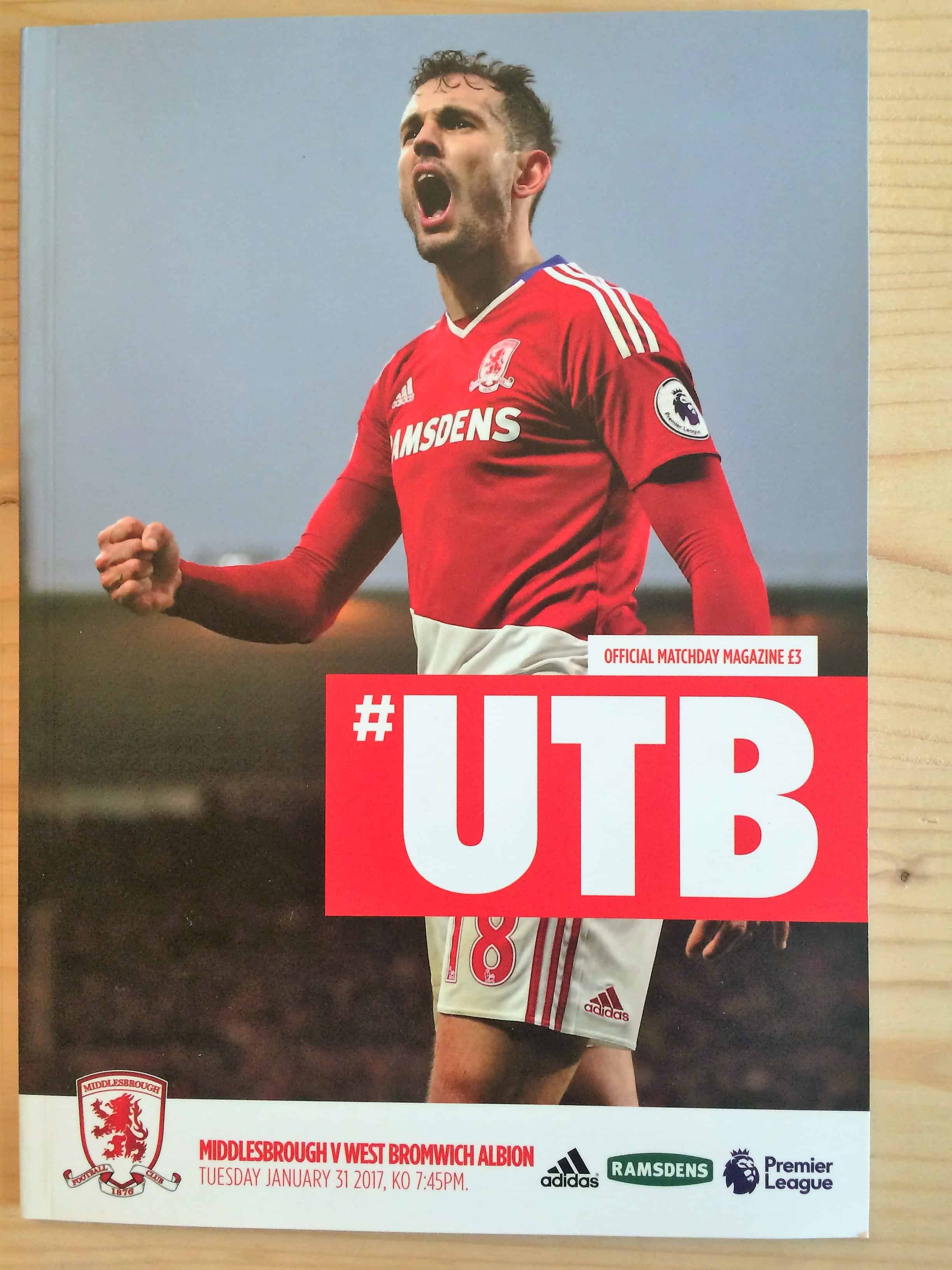 Middlesbrough FC v West Bromwich Albion FC 